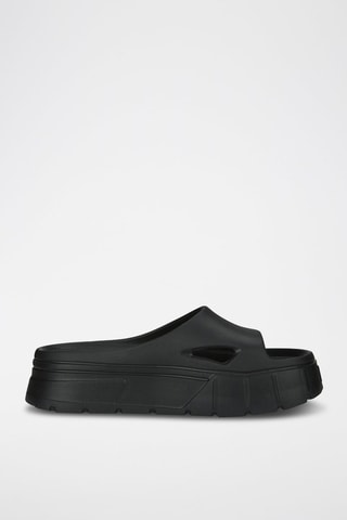 Claquettes plateformes Mayze Stack - Noir