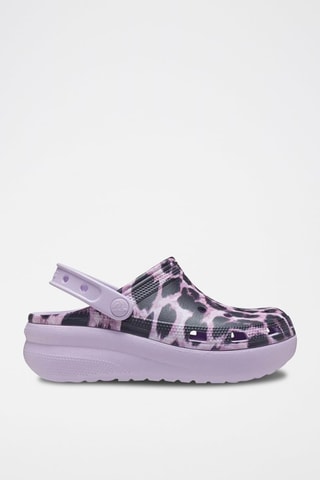 Sabots plateformes Classic Clog 
Violet et noir