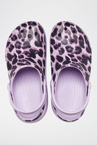 Sabots plateformes Classic Clog 
Violet et noir