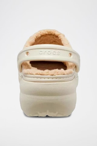 Sabots fourrés plateformes Classic Plateform Lined Clog - Ecru