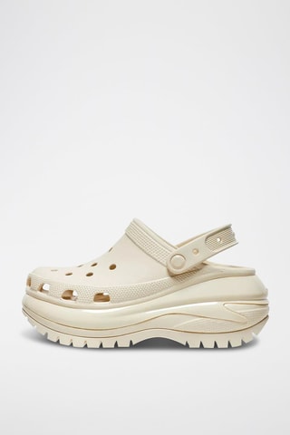 Sabots plateformes Sandale Plastique Crocs Beige