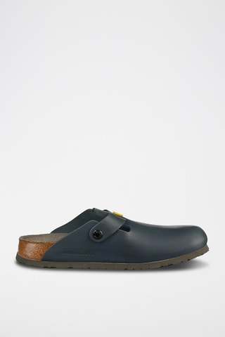 Sabots en cuir Boston - Bleu
