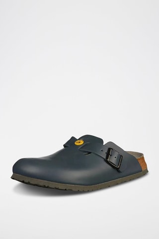 Sabots en cuir Boston - Bleu