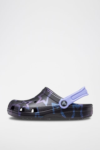 Sabots Classic Disco Dance Party Noir et violet