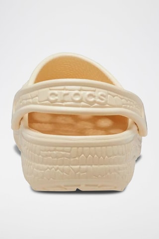Sabots Classic Crocskin Clog Ecru