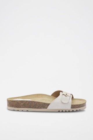 Mules en nubuck Nina Blanc