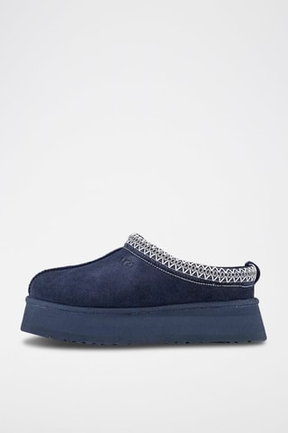 Chaussons plateformes en nubuck Tazz - Bleu marine
