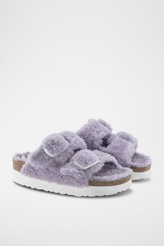 Mules plateformes Arizona - Violet