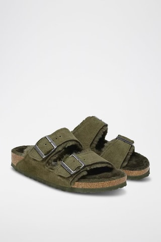Mules fourrées Arizona - Vert
