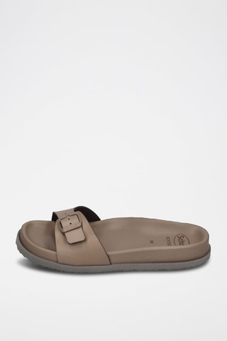 Mules Estelle Kaki