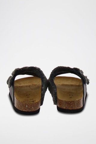 Mules Josephine Noir et gris