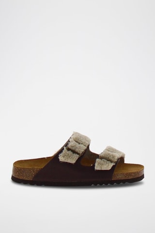 Mules Josephine Noir et beige