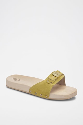 Mules en nubuck Pescura Jaune