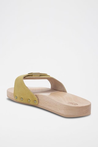 Mules en nubuck Pescura Jaune