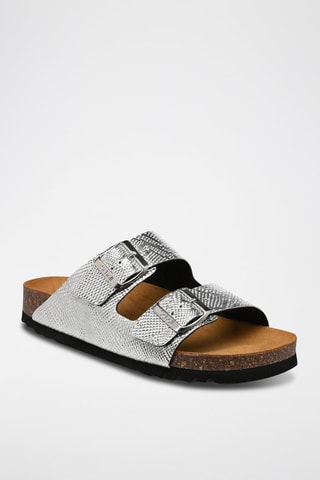 Mules Josephine Argenté