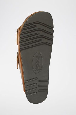 Mules en cuir Noelle Camel