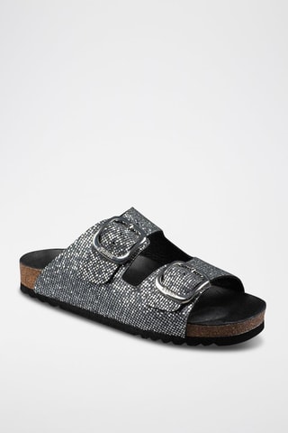 Mules Noelle Argenté