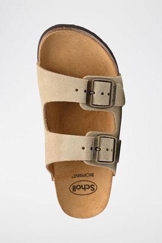 Mules en nubuck Alex Beige