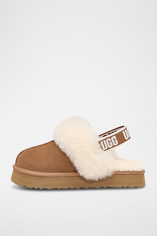 Mules en nubuck Funkette - Camel