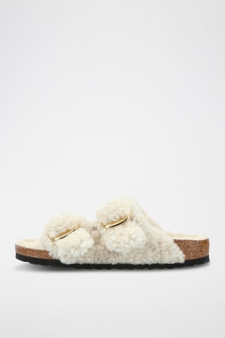Mules en fourrure d'agneau Arizona - Beige