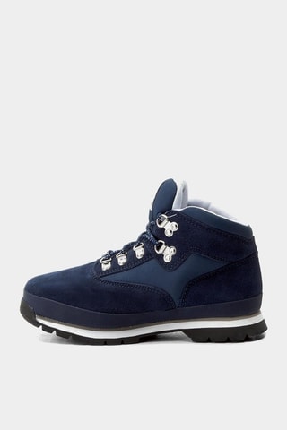 Boots en nubuck Bleu foncé