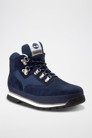 Boots en nubuck Bleu foncé