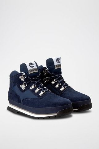 Boots en nubuck Bleu foncé