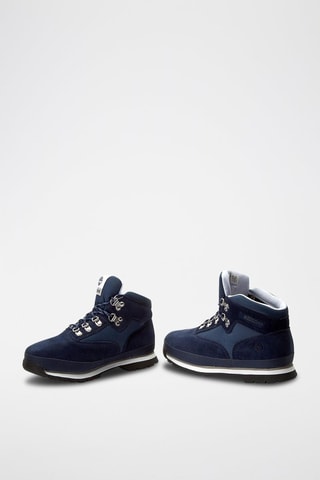 Boots en nubuck Bleu foncé