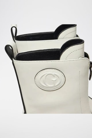 Bottines en cuir Anita - Blanc