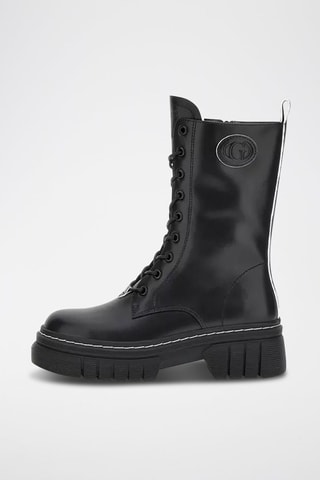Bottines en cuir Anita - Noir