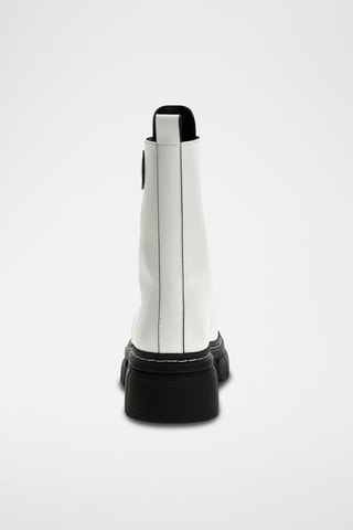 Bottines en cuir Annia - Blanc
