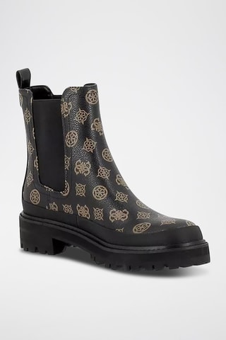 Bottines Chelsea Bensly - Noir et marron