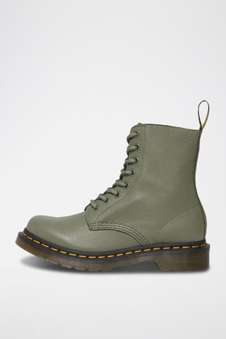 Bottines en cuir 1460 Pascal Kaki