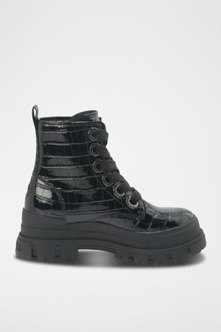 Bottines Aspha Lace Up Hi Noir