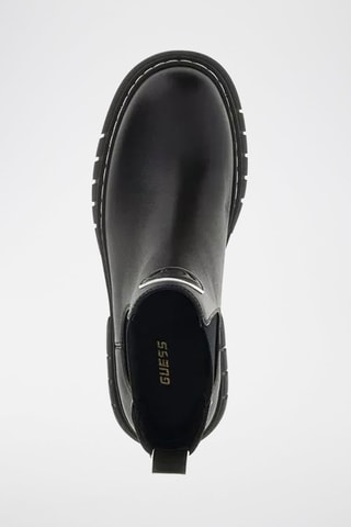 Bottines Chelsea plateformes en cuir Alis - Noir