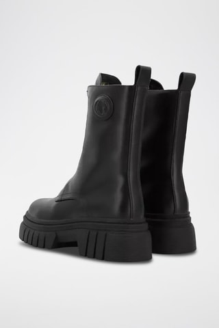 Bottines en cuir Anita - Noir