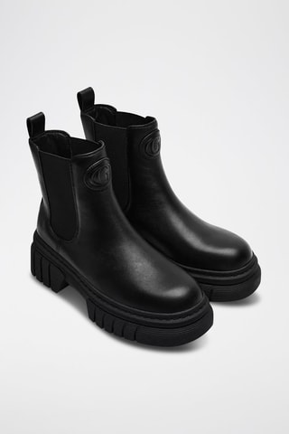 Bottines Chelsea en cuir Alis - Noir