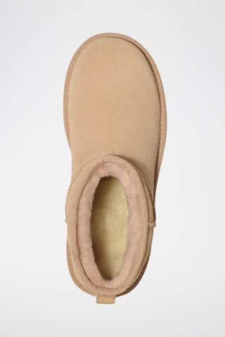 Bottines plateformes en nubuck Classic Ultra Mini - Camel