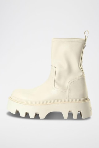 Bottines plateformes Flora Beige