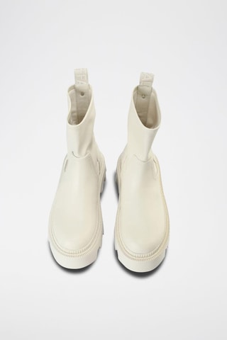 Bottines plateformes Flora Beige