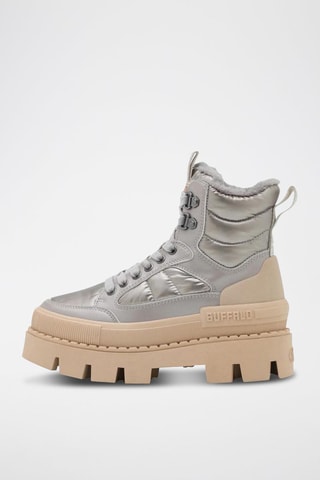 Bottines fourrées Raven Snow Laceup Mid - Argenté