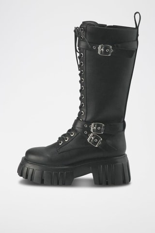 Bottines Stacy en cuir Noir
