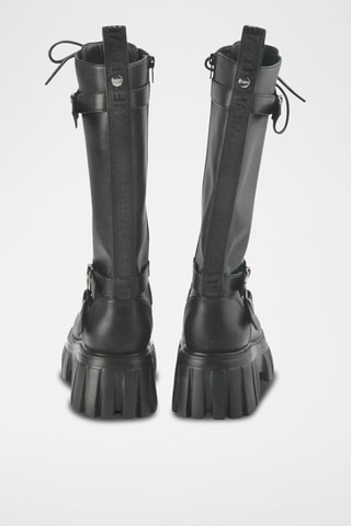 Bottines Stacy en cuir Noir