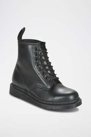Bottines en cuir Mono Black Smooth - Noir