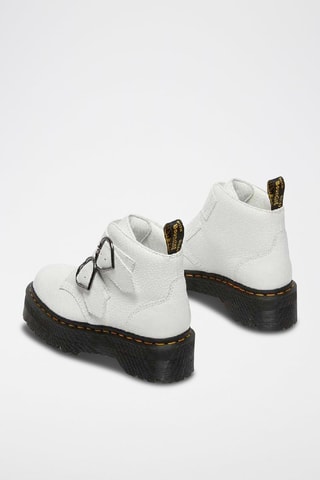 Bottines plateformes Devon Heart - Blanc et noir