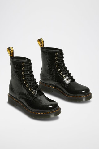 Bottines en cuir 1460-Distressed - Noir