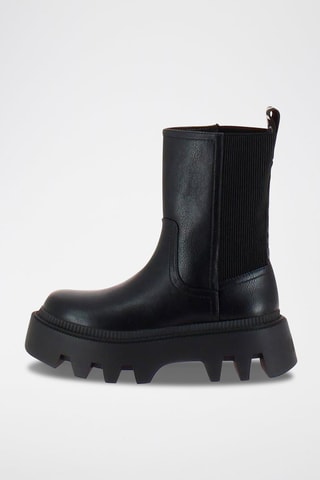 Bottines plateformes Flora Noir