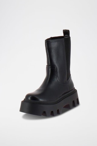 Bottines plateformes Flora Noir