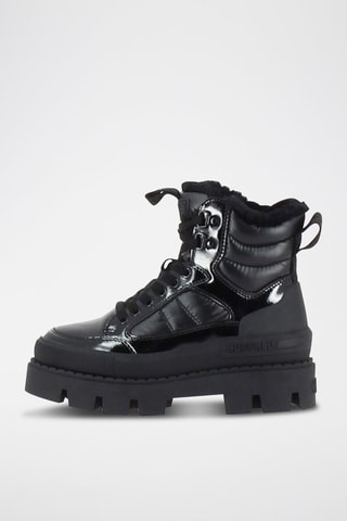 Bottines fourrées Raven Snow Laceup Mid - Noir