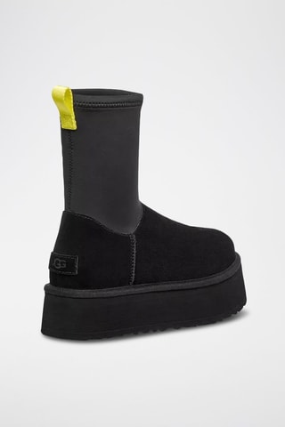 Bottines plateformes en nubuck Classic Dipper - Noir